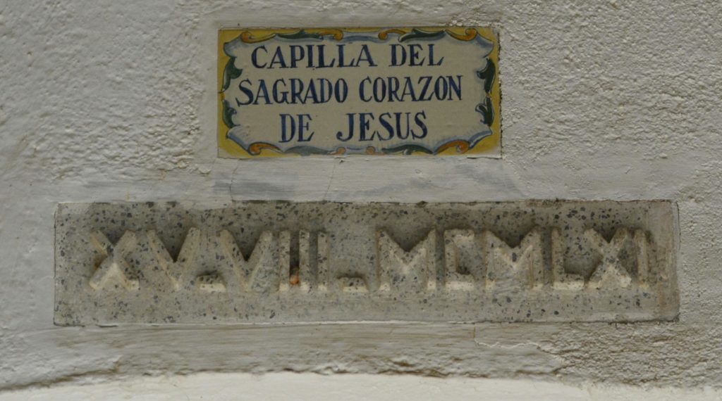 Entrada a la capilla de la dehesa